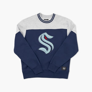 Seattle Kraken Satin Lock Bryson Crewneck