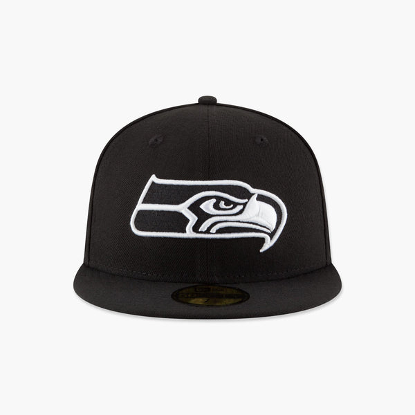 Seattle Seahawks Super Bowl LX Champions Side Patch Black/White Fitted Hat