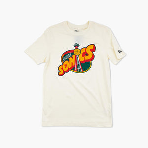 Seattle SuperSonics Cream Space Needle T-Shirt
