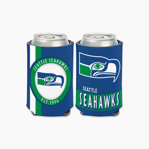 Seattle Seahawks Retro Ring 12oz Can Cooler