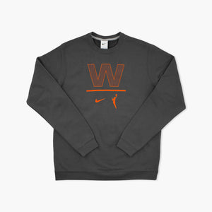Seattle Storm WNBA Logo Charcoal Crewneck