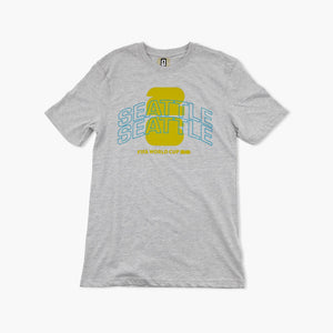 FIFA World Cup Seattle Host City 2026 Heather Grey T-Shirt