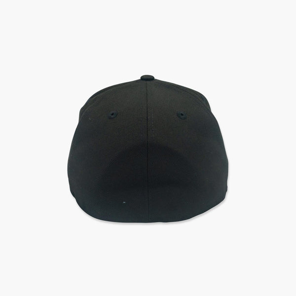 New Era Washington Huskies Vintage Interlock Black Fitted Hat
