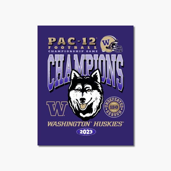 Washington Huskies Dawgs On Top Sticker
