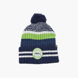 Seattle Seahawks Light Navy Quiver Cuff Beanie