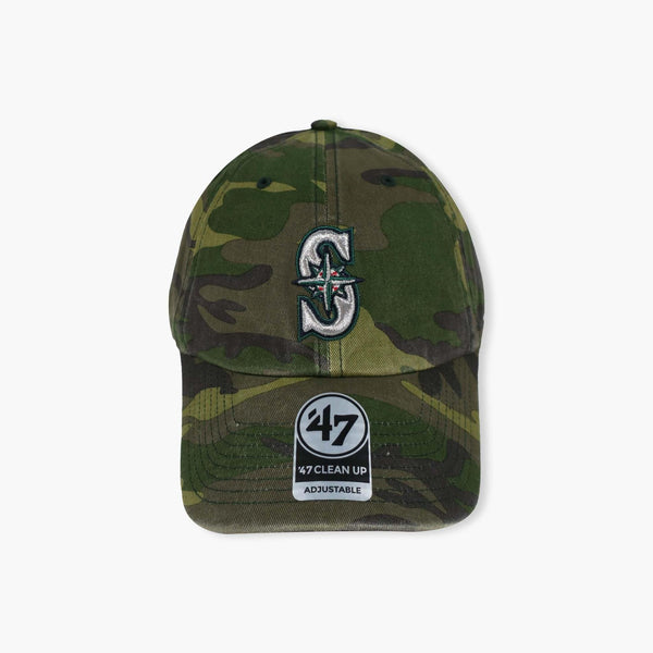 Seattle Mariners Camo Clean Up Adjustable Hat