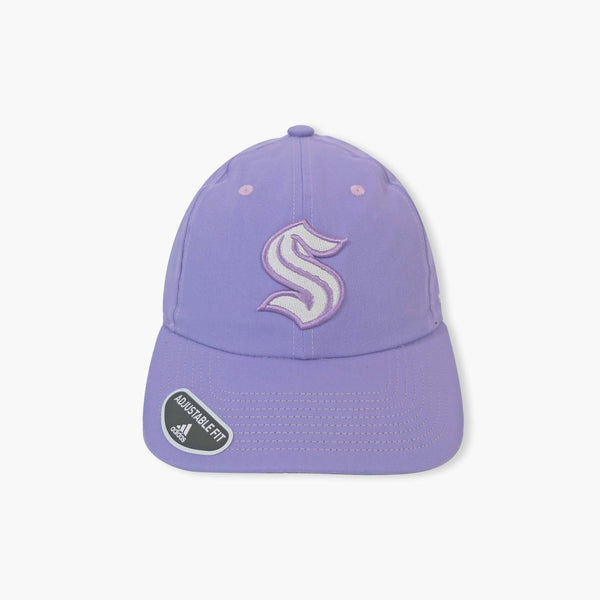 Seattle Kraken Cotton Slouch Violet Adjustable Hat