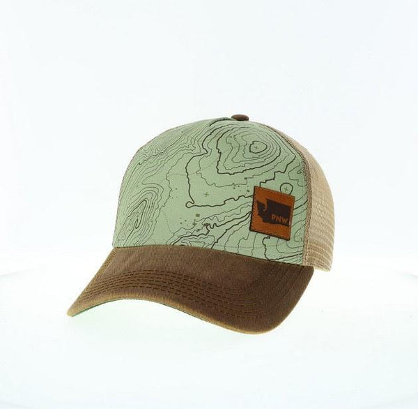 Mountain Trek Brown Washington Trucker Hat