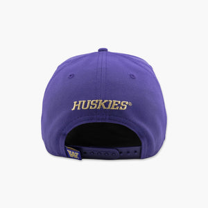 Washington Huskies Purple Cartoon Snapback