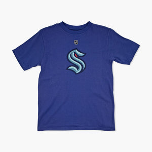 Seattle Kraken Navy Primary Logo Youth T-Shirt