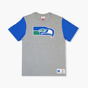 Seattle Seahawks Throwback Color Blocked T-Shirt