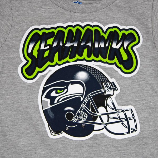 Seattle Seahawks Grey Helmet Toddler T-Shirt
