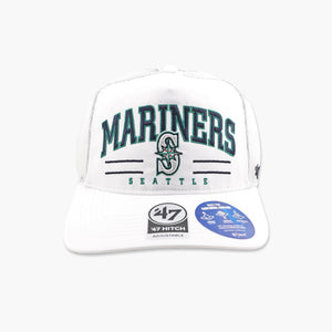 Seattle Mariners White Roscoe Hitch Trucker Hat