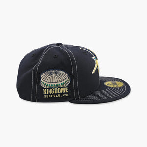 Seattle Mariners Navy Kingdome Compass Fitted Hat