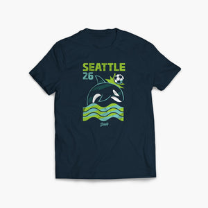 Wild Whale Seattle Navy T-Shirt