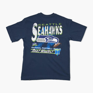 Seattle Seahawks Navy Under Bar Foundation T-Shirt