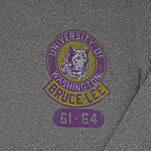 Washington Huskies Bruce Lee Student Grey Crewneck