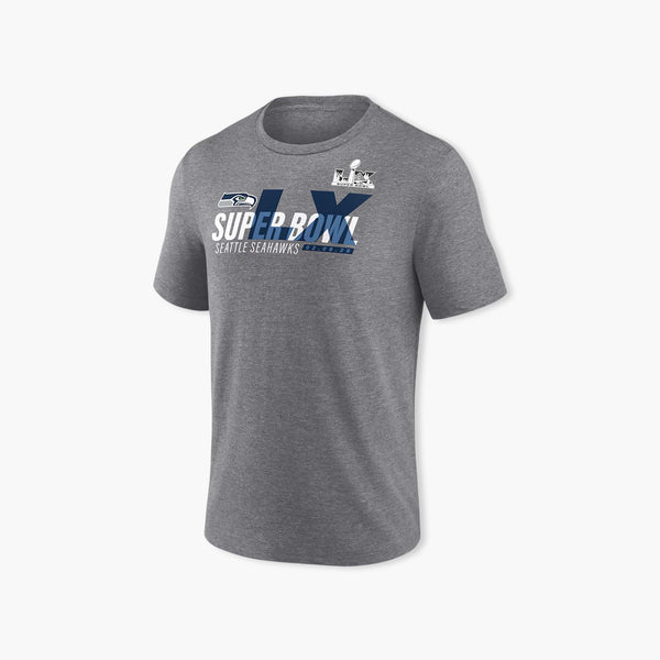 Seattle Seahawks Super Bowl LX Made It Tri-Blend T-Shirt - Heather Gray - Youth