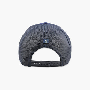 Seattle Mariners Navy Coverall Foam Trucker Hat