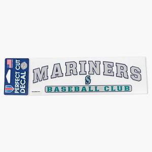 Seattle Mariners 3"x10" Wordmark Logo Decal