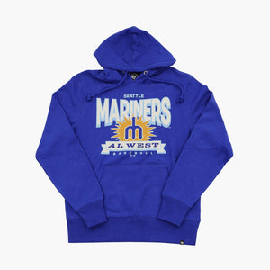 Seattle Mariners Royal Retro Burst Headline Hoodie
