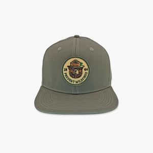 Smokey Bear Forest Ranger Flat Bill Hat