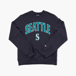 Seattle Mariners Navy City Arch Crewneck