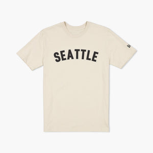 Seattle Mariners Steelheads Cream Wordmark T-Shirt