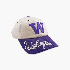 Washington Huskies Natural Script Two Tone Clean Up