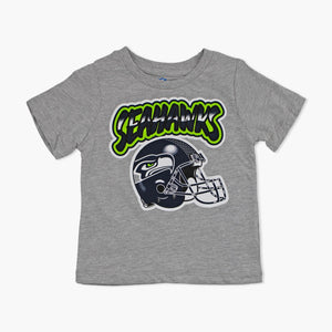 Seattle Seahawks Grey Helmet Toddler T-Shirt