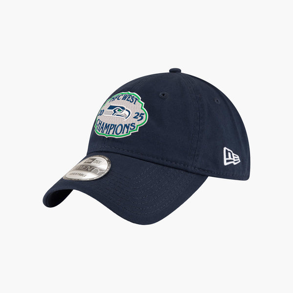 Seattle Seahawks 2025 NFC West Division Champions Navy Adjustable Hat