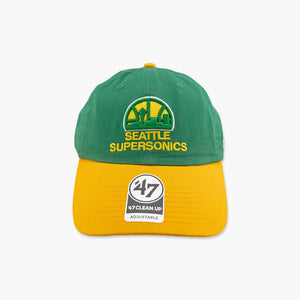 Seattle SuperSonics Two-Tone Skyline Clean Up Adjustable Hat