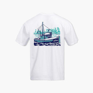 The Northwest Navigator White T-Shirt, Big Dumper Collection