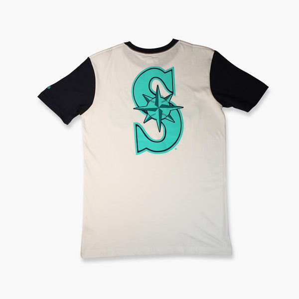 New Era Seattle Mariners 2023 All-Star Game White Script T-Shirt
