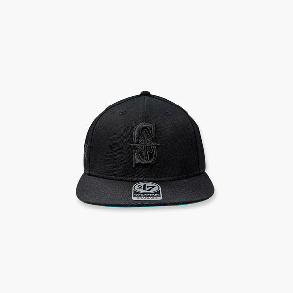 Seattle Mariners 2001 All-Star Game Blackout Captain Snapback
