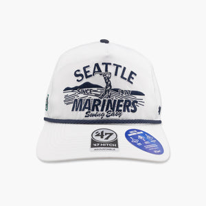 Seattle Mariners White Swing Easy Hitch Snapback