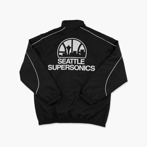 Seattle SuperSonics Black Skyline Full-Zip Track Jacket