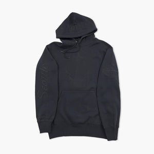 Seattle Kraken Black Phantom Fleece Hoodie