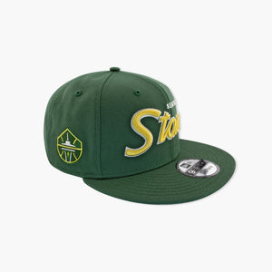 Seattle Storm Green Script Snapback