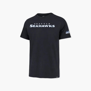 Seattle Seahawks Navy Wordmark Fieldhouse Premier T-Shirt