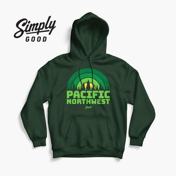 PNW Green Trees Hoodie