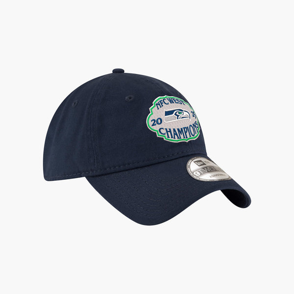 Seattle Seahawks 2025 NFC West Division Champions Navy Adjustable Hat