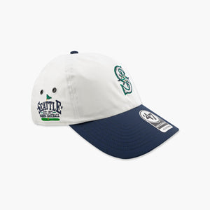 Seattle Mariners Chalk Flagbound Clean Up Adjustable Hat