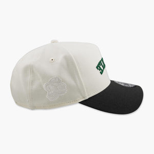 Seattle SuperSonics Cream Inverted Wordmark A-Frame Snapback