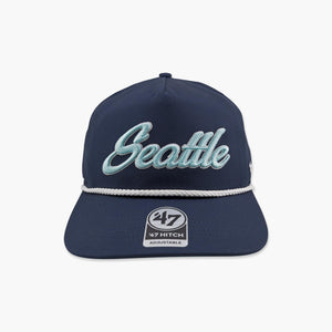 Seattle Kraken Navy Overhand Snapback