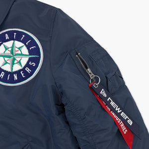 Seattle Mariners New Era Alpha Industries 2026 Bomber Jacket