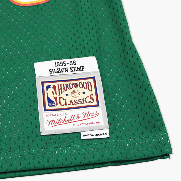 Seattle SuperSonics Shawn Kemp 1996 Green Swingman Jersey