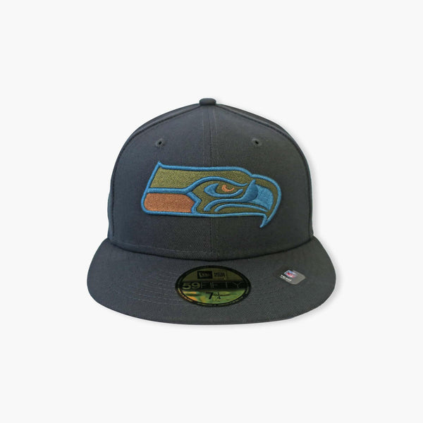 Seattle Seahawks Charcoal Fitted Hat