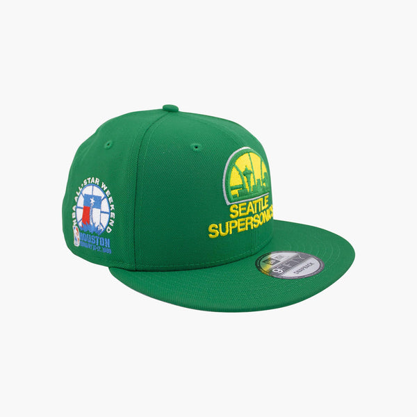 Seattle SuperSonics New Era 1989 All-Star Game Green Snapback