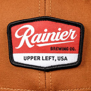 Rainier Beer Brown Brewmaster Snapback